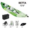 Каяк надувной двухместный с веслами Aqua Marina Betta-412, изображение 2
