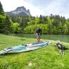 Каяк надувной одно-двухместный для рыбалки Aqua Marina Caliber-398, изображение 17