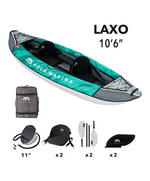 Каяк надувной двухместный с веслами Aqua Marina Laxo-320