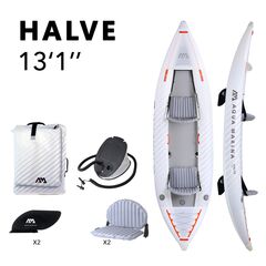 Каяк надувной двухместный Aqua Marina Halve-398