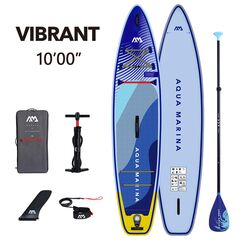 SUP-доска надувная с веслом детская для туризма Aqua Marina Vibrant Touring 10'0"
