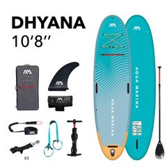 SUP-доска надувная с веслом для йоги Aqua Marina Dhyana 11'0"