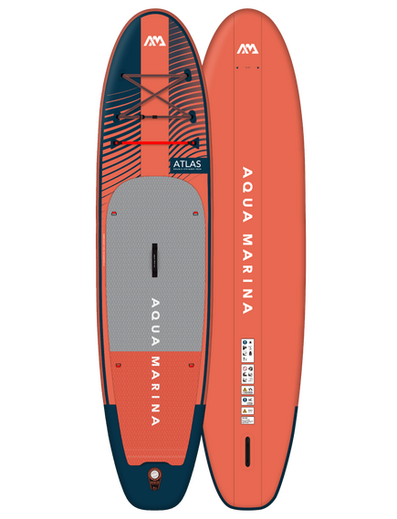 SUP-доска надувная с веслом Aqua Marina Atlas 12'0", изображение 2