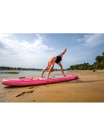 SUP-доска надувная с веслом Aqua Marina Coral (Raspberry) 10'2", изображение 10