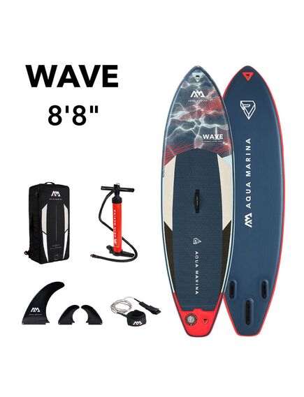SUP-доска надувная для сёрфинга Aqua Marina Wave 8'8"