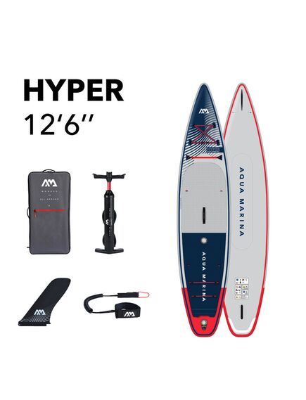 SUP-доска надувная для туризма Aqua Marina Hyper 12'6"