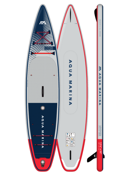 SUP-доска надувная для туризма Aqua Marina Hyper 12'6", изображение 2