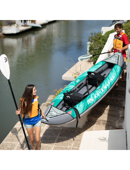 Каяк надувной двухместный с веслами Aqua Marina Laxo-320, изображение 14
