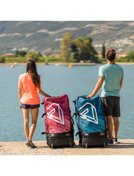 Сумка-рюкзак на колесах Aqua Marina Premium Luggage Bag (Raspberry 90L), Размер (сумки и чехлы): 90L, изображение 3