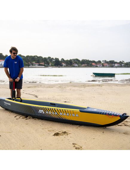 Каяк надувной высокого давления одноместный Aqua Marina Tomahawk AIR-K 375, изображение 8