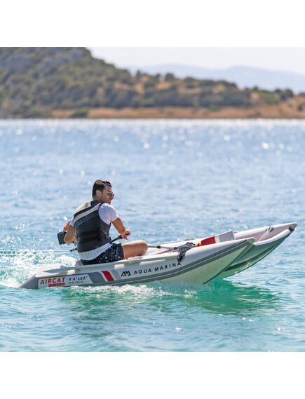 Катамаран ПВХ с транцем под мотор Aqua Marina AIRCAT-335, изображение 13