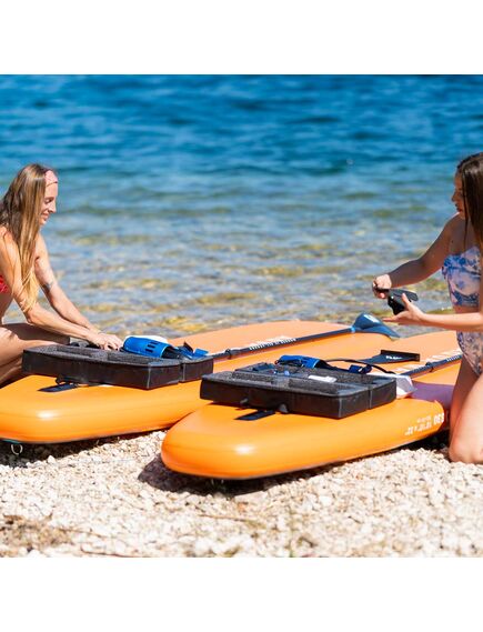 SUP-доска надувная с веслом и плавником с электромотором PF 240S Aqua Marina AMGO 10'10", изображение 2