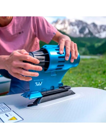 SUP-доска надувная с веслом и плавником с электромотором PF 240S Aqua Marina AMGO 10'10", изображение 8