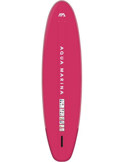 SUP-доска надувная с веслом Aqua Marina Coral (Raspberry) 10'2", изображение 2