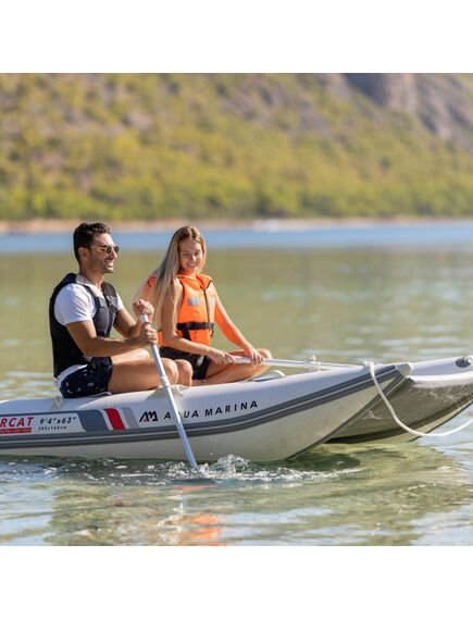 Катамаран ПВХ с транцем под мотор Aqua Marina AIRCAT-285, изображение 9