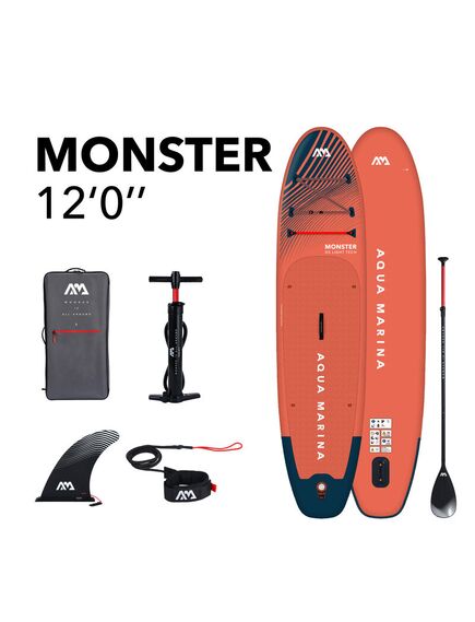 SUP-доска надувная с веслом Aqua Marina Monster 12'0"