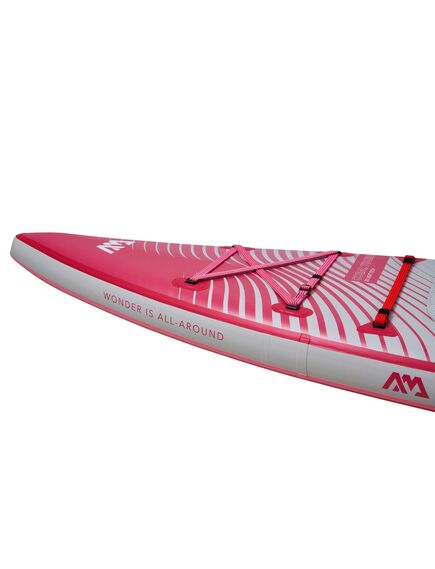 SUP-доска надувная с веслом для туризма Aqua Marina Coral Touring (Raspberry) 11'6", изображение 6