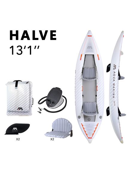 Каяк надувной двухместный Aqua Marina Halve-398