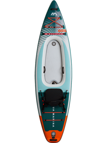 Каяк/SUP-доска надувная с веслом Aqua Marina Cascade 11'2", изображение 10