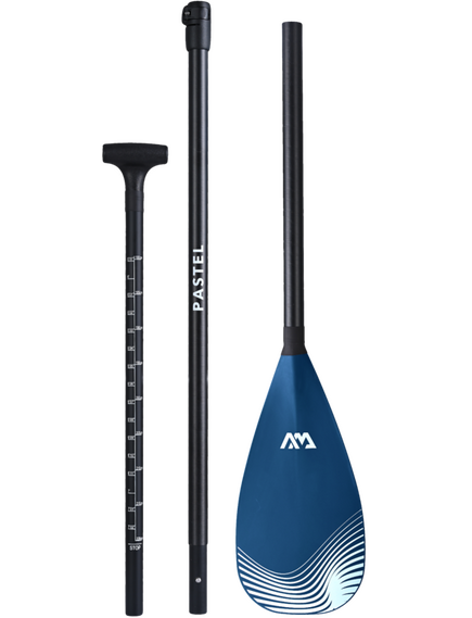 Весло для SUP-доски Aqua Marina PASTEL (Navy) Fiberglass/Carbon (3 PCS) S24, изображение 2