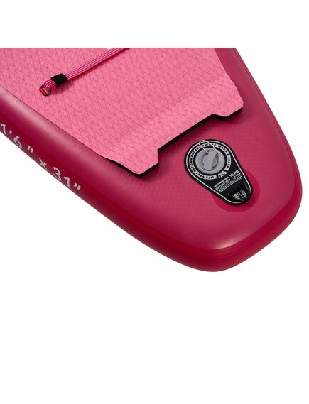SUP-доска надувная с веслом для туризма Aqua Marina Coral Touring (Raspberry) 11'6", изображение 7
