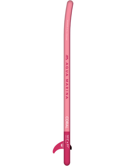 SUP-доска надувная с веслом Aqua Marina Coral (Raspberry) 10'2", изображение 4