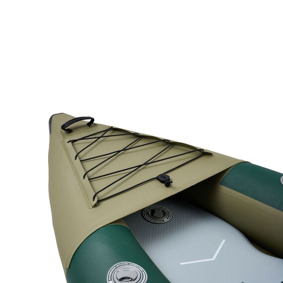 Каяк надувной одно-двухместный для рыбалки Aqua Marina Caliber-398, изображение 16