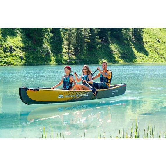 Каноэ надувное высокого давления трехместное Aqua Marina Tomahawk AIR-C 478, изображение 2