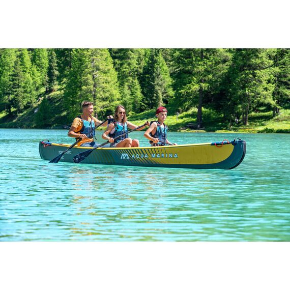 Каноэ надувное высокого давления трехместное Aqua Marina Tomahawk AIR-C 478, изображение 3