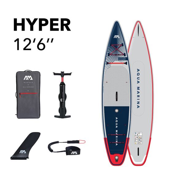 SUP-доска надувная для туризма Aqua Marina Hyper 12'6"