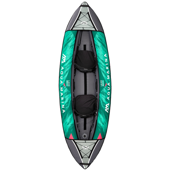 Каяк надувной двухместный с веслами Aqua Marina Laxo-320, изображение 2