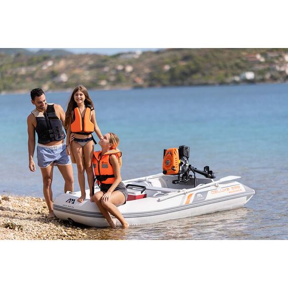 Лодка ПВХ с транцем под мотор Aqua Marina DELUXE U-TYPE Yacht Tender 2.98m with DWF Air Deck, изображение 12