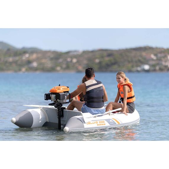 Лодка ПВХ с транцем под мотор Aqua Marina DELUXE U-TYPE Yacht Tender 3.5m with DWF Air Deck, изображение 7