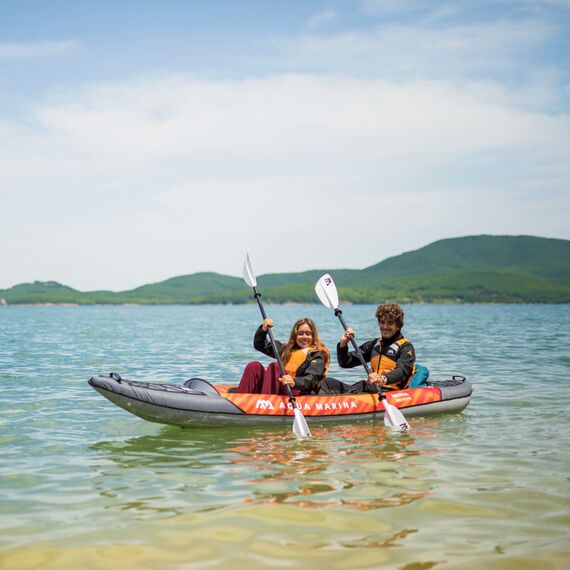Каяк надувной одноместный с веслом Aqua Marina Memba-330, изображение 15