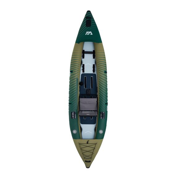 Каяк надувной одно-двухместный для рыбалки Aqua Marina Caliber-398, изображение 3