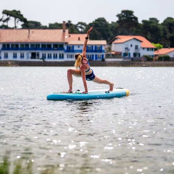 SUP-доска надувная с веслом для йоги Aqua Marina Dhyana 11'0", изображение 15