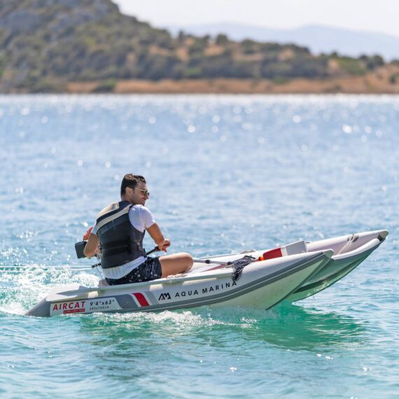 Катамаран ПВХ с транцем под мотор Aqua Marina AIRCAT-285, изображение 7
