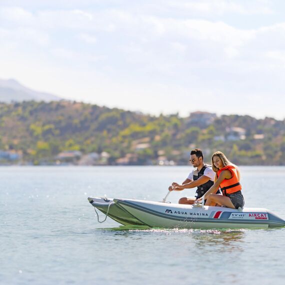 Катамаран ПВХ с транцем под мотор Aqua Marina AIRCAT-285, изображение 8