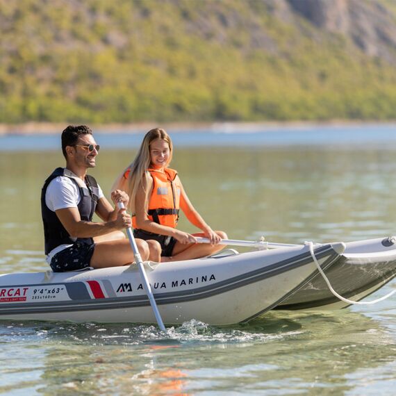 Катамаран ПВХ с транцем под мотор Aqua Marina AIRCAT-285, изображение 9