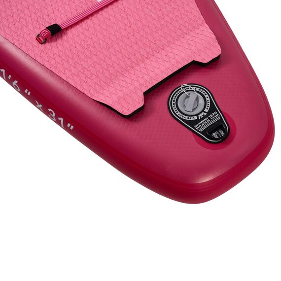 SUP-доска надувная с веслом для туризма Aqua Marina Coral Touring (Raspberry) 11'6", изображение 7