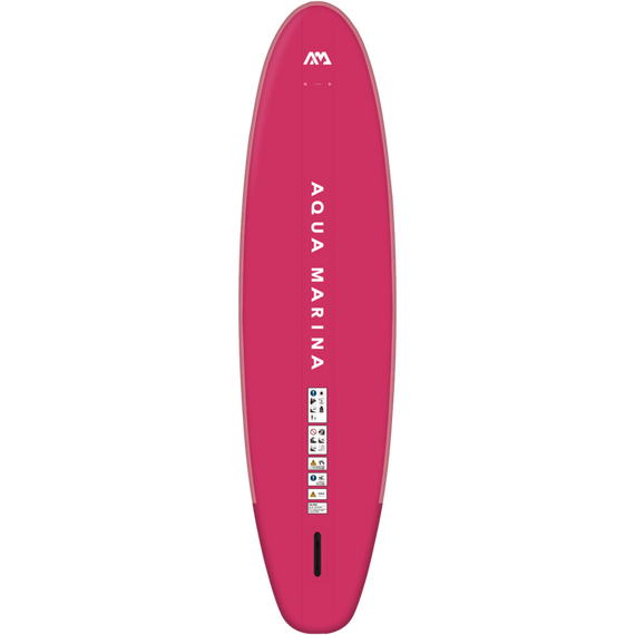 SUP-доска надувная с веслом Aqua Marina Coral (Raspberry) 10'2", изображение 2