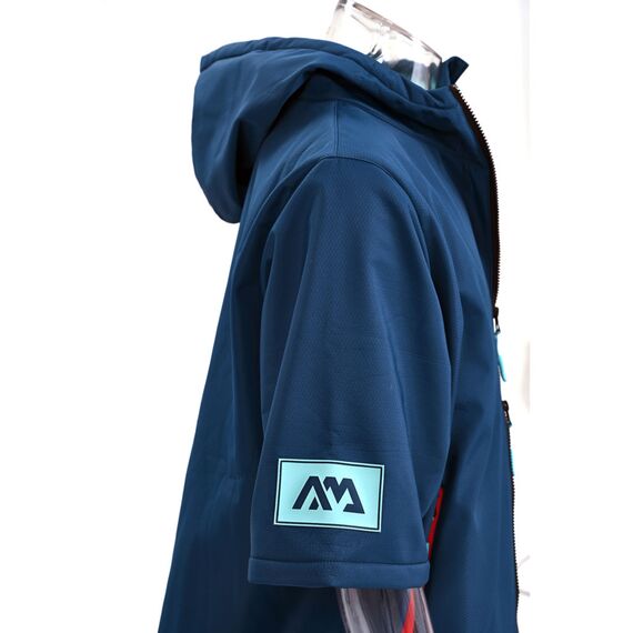Пончо утеплённое водоотталкивающее Aqua Marina Water-repellent Thermal Poncho (Navy) Extra Large, изображение 5